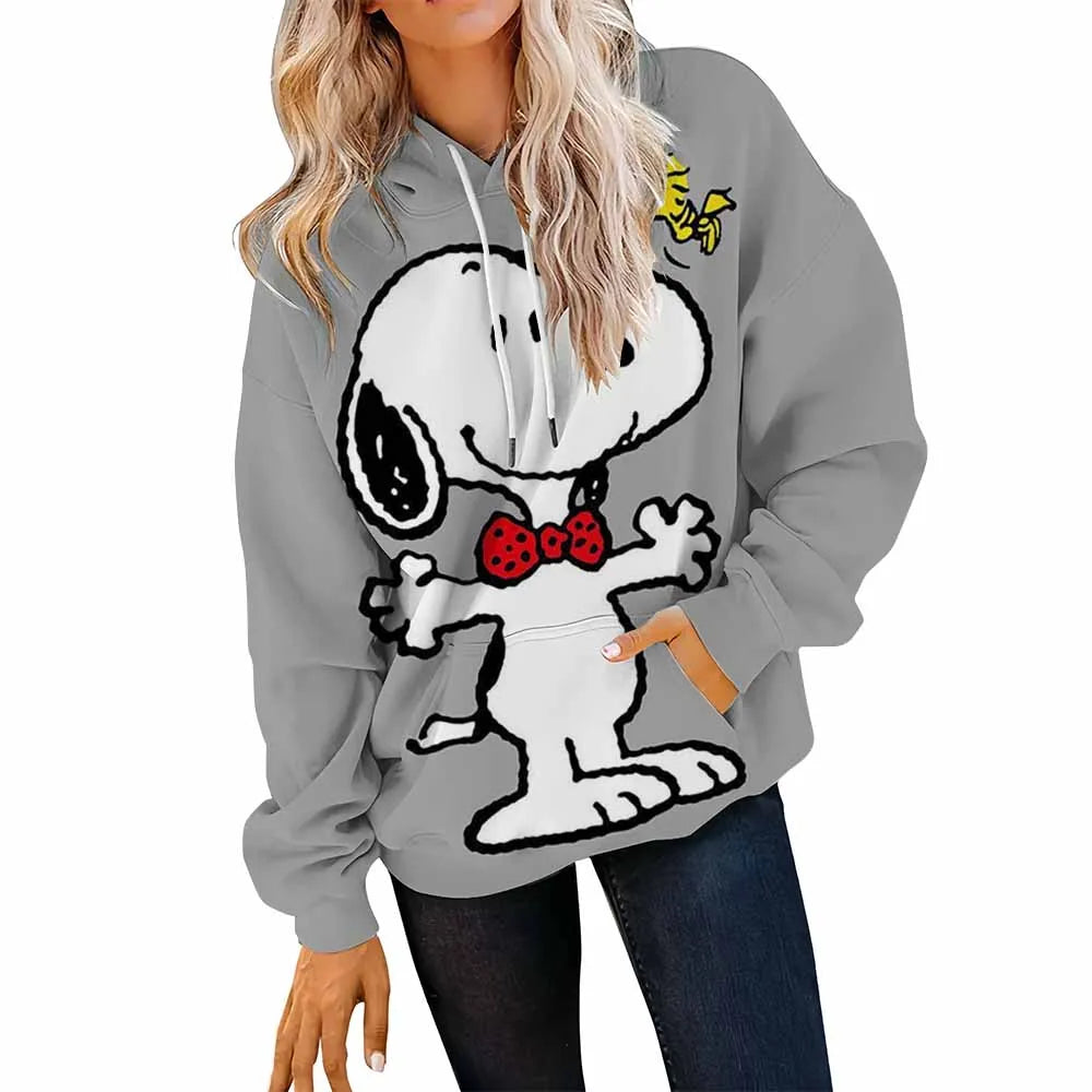 Women’s Disney Stitch Long Sleeve Hoodie – Unisex Round Neck Sweatshirt Y2K 90s Gothic Autumn Winter Pullovers 🐾❄️
