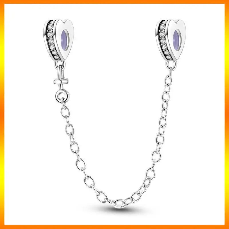 Star Moon & Evil Eye Chain Charm 🌙💙 925 Silver Bracelet Bead Women