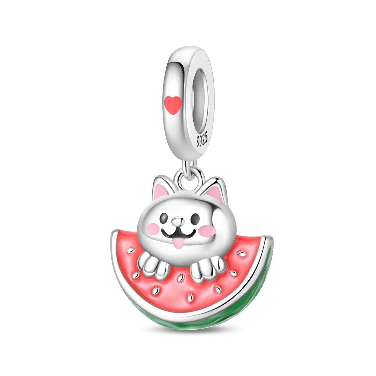 925 Sterling Silver Fruit Series Beads | Raspberry, Strawberry, Avocado & Lemon Dangle Charms for Bracelet