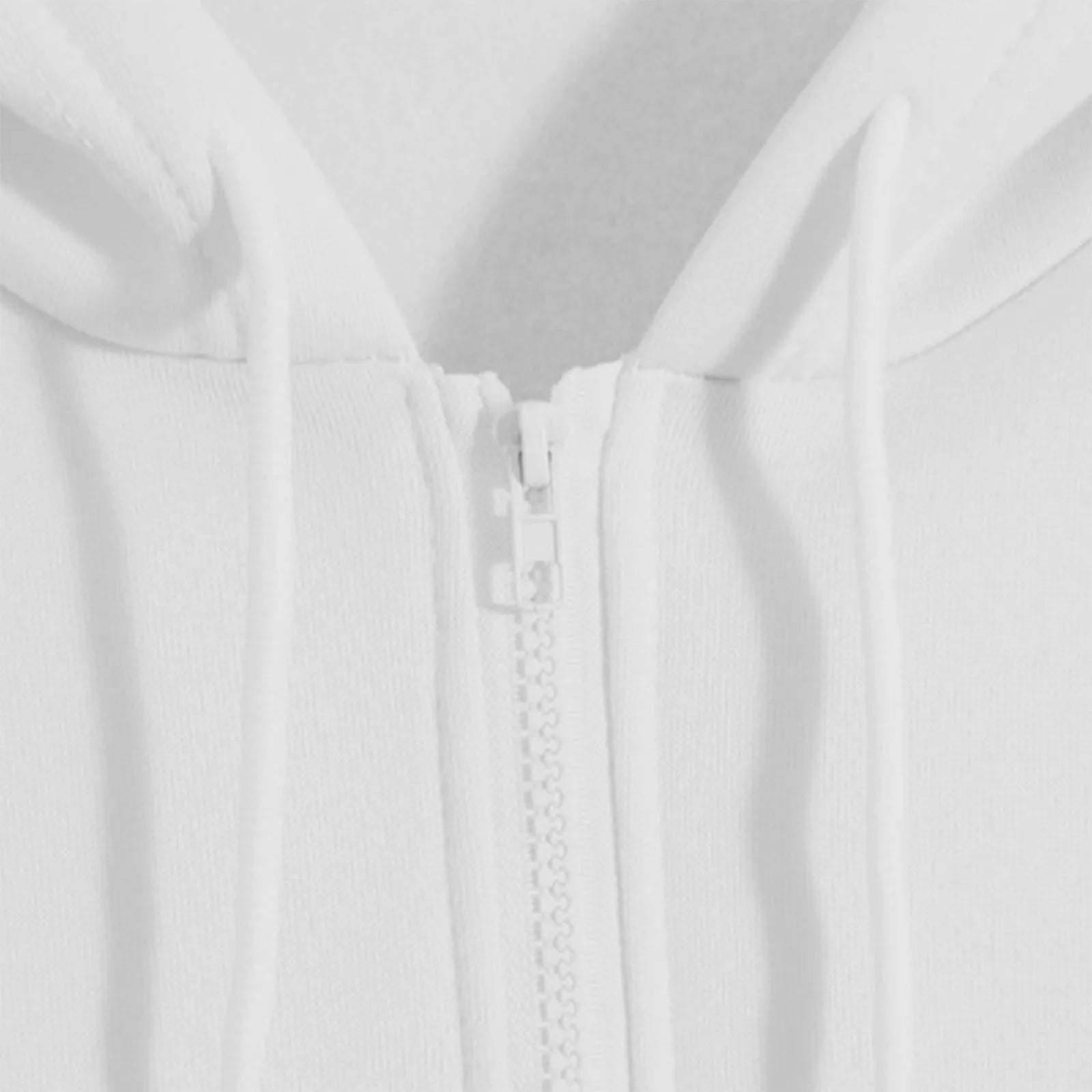 Spring Autumn Women Solid Color Hooded Sweatshirt Coat | Zipper Pocket Hoodie Jacket | Casual Outerwear Femme
