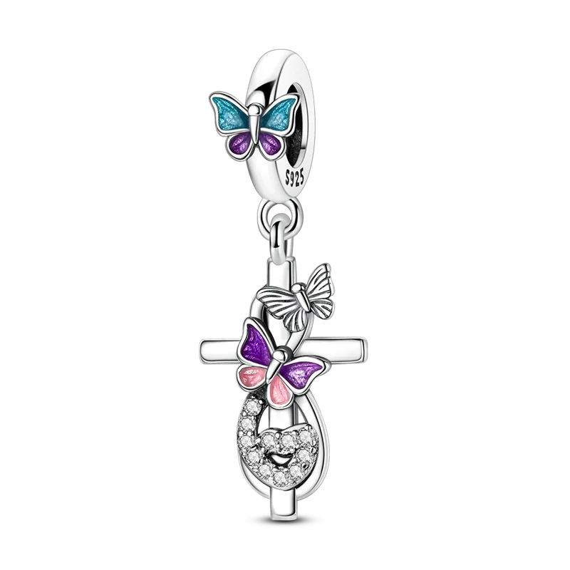 925 Sterling Silver Golden Autumn Charms | Maple Leaf & Pumpkin Beads Fit Original Bracelet DIY Jewelry Gift