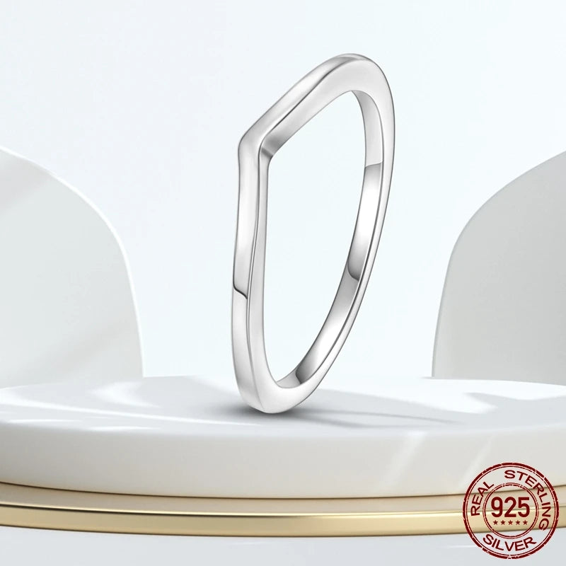 925 Silver Stackable Infinite Heart Daisy Flower Ring for Women | Sterling Silver Brand Jewelry Gift