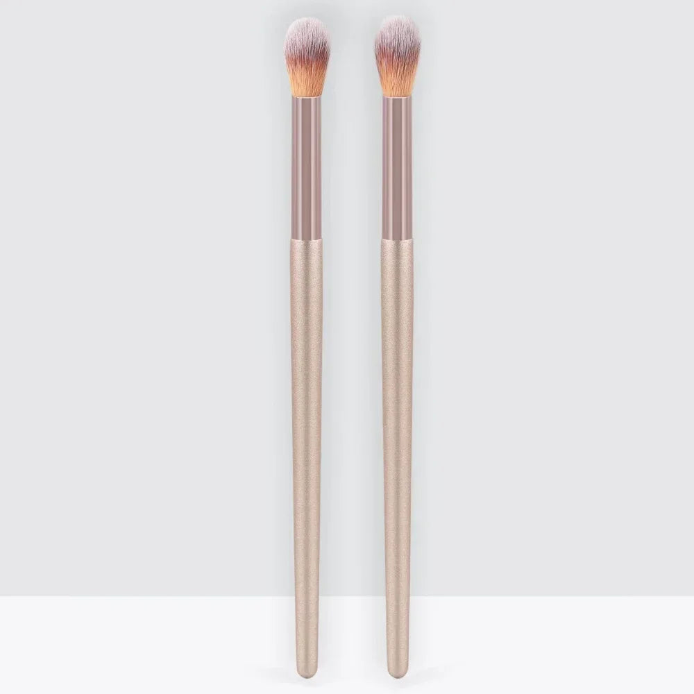 2PCS Professional Nose Shadow & Highlight Brushes – Face Cosmetics Blending, Smudge & Shader Beauty Tools