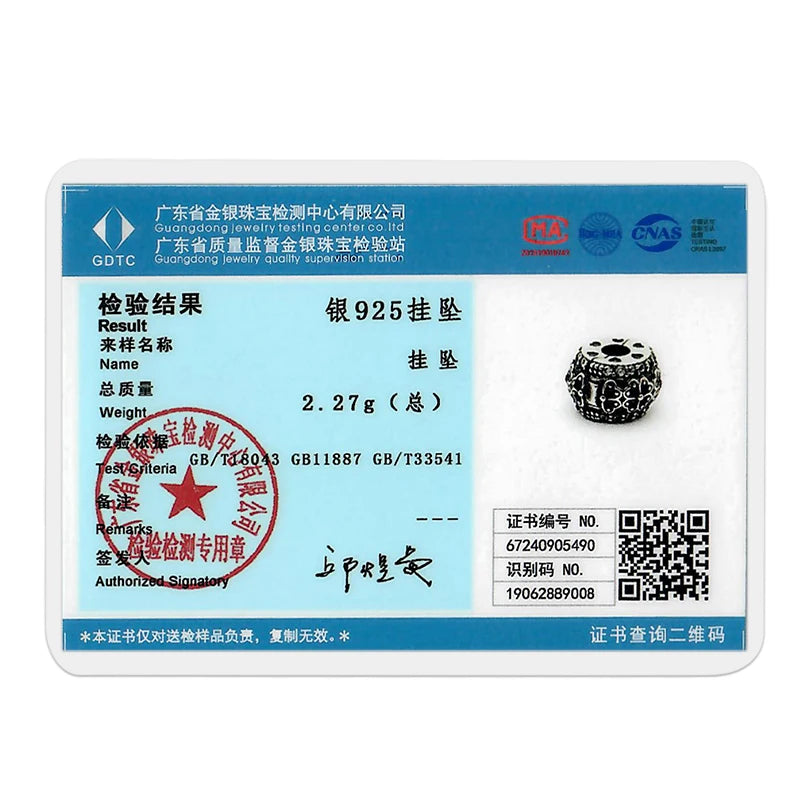 Original 925 Sterling Silver Stopper Bead Clip Charm | Fits Bangle Bracelet DIY Jewelry