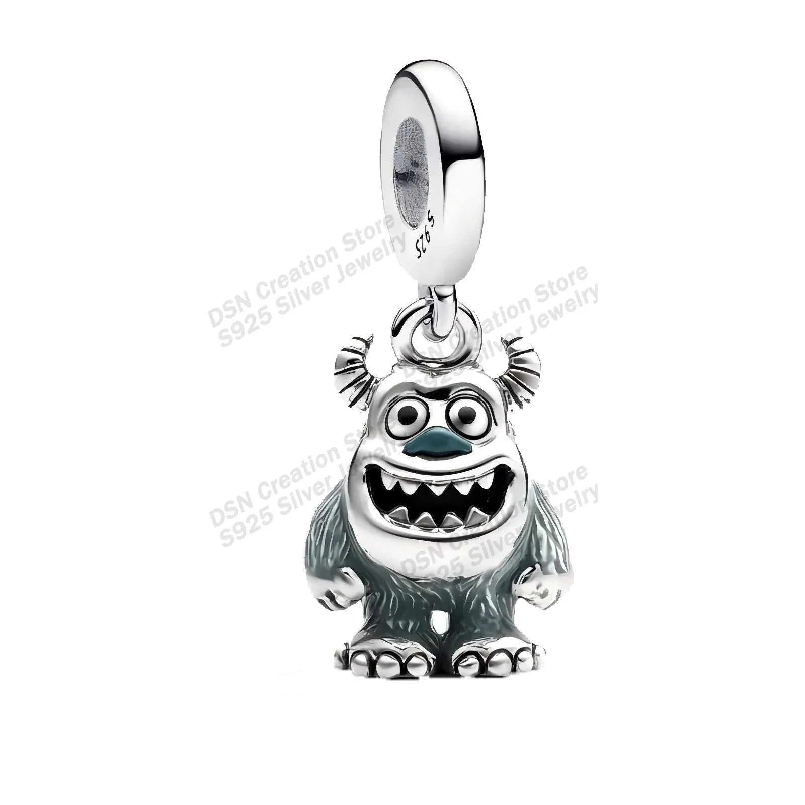 925 Sterling Silver Disney Charms | Stitch, Mickey & Cheshire Cat Beads for Original Bracelet Halloween Jewelry Gift