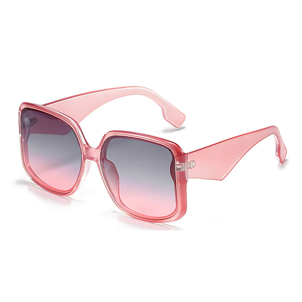2025 New In Sunglasses for Women – Unique Double Frame Design Oversized Sunglasses with Gradient Lenses | UV400