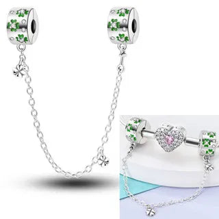 925 Sterling Silver Blue Series Charm | Dragonfly, Butterfly, Bird & Pansy Flower Pendant for 4MM Bracelet