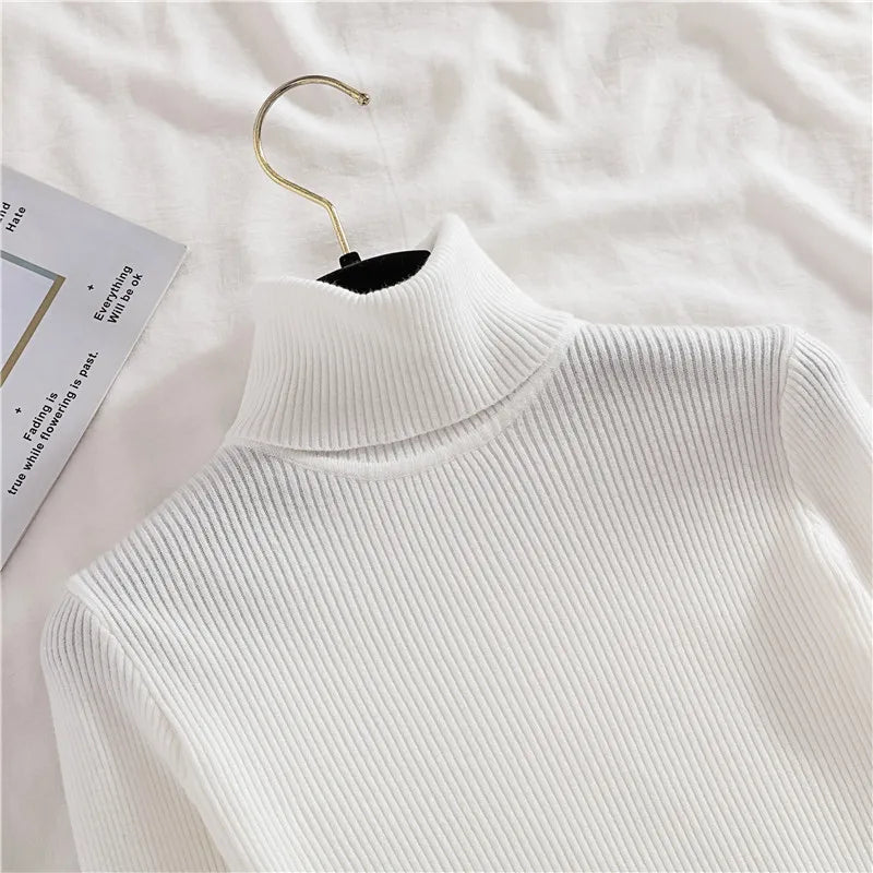 Heliar Women’s Fall Turtleneck Sweater – Soft Knitted Cashmere Pullover, Basic Warm Jumper for Autumn Winter 2024