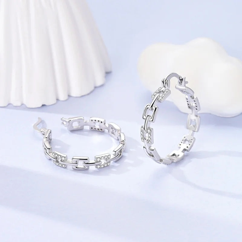 New Original 925 Sterling Silver Sweetheart Bow & Crab Ocean Earrings | Donut Zircon Round Design Women’s Fine Jewelry