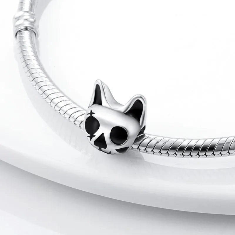 Cat Collection 925 Sterling Silver Charms Bead | Persian Bell & Multifarious Cat Dangle Fit Pandora Bracelet Necklace DIY Jewelry