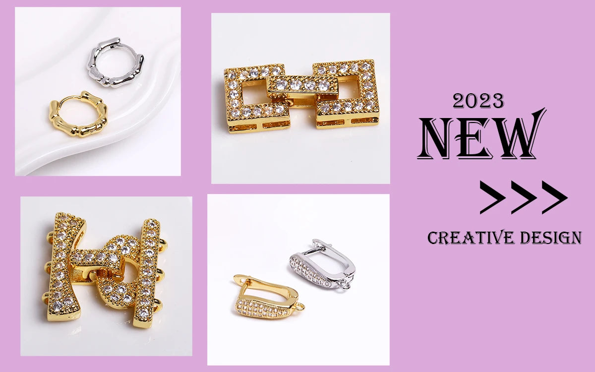 18K Gold Plated Flower Spacer Beads – Brass Bead Separators for Jewelry Making & DIY Crafts