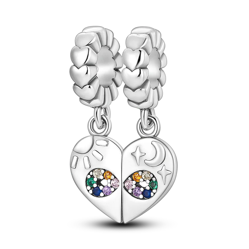 925 Sterling Silver Safety Chain Charms for Pandora Bracelets Women Jewelry