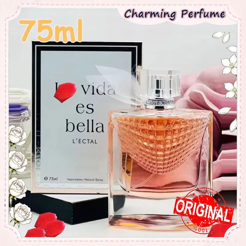 75ML Original Women’s Perfume – True Love Rose Fragrance | Long-Lasting Fresh & Romantic Scent