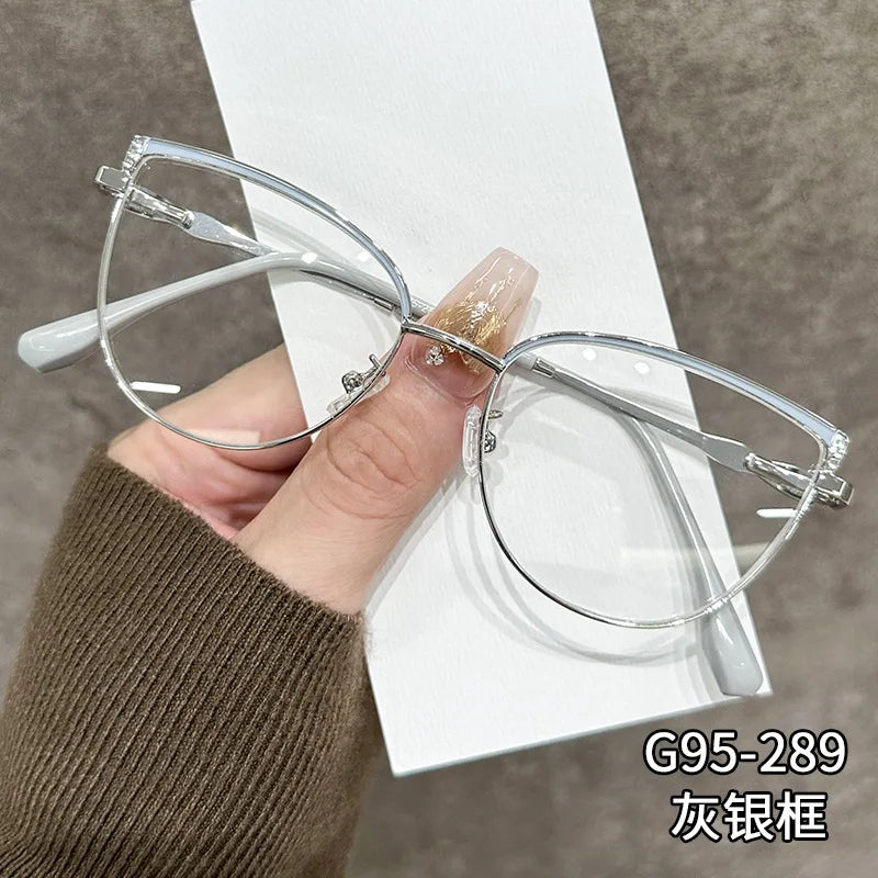 ZIROSAT J9289 Women’s Prescription Eyeglasses – Alloy Frame Optical Glasses for Female Eyewear