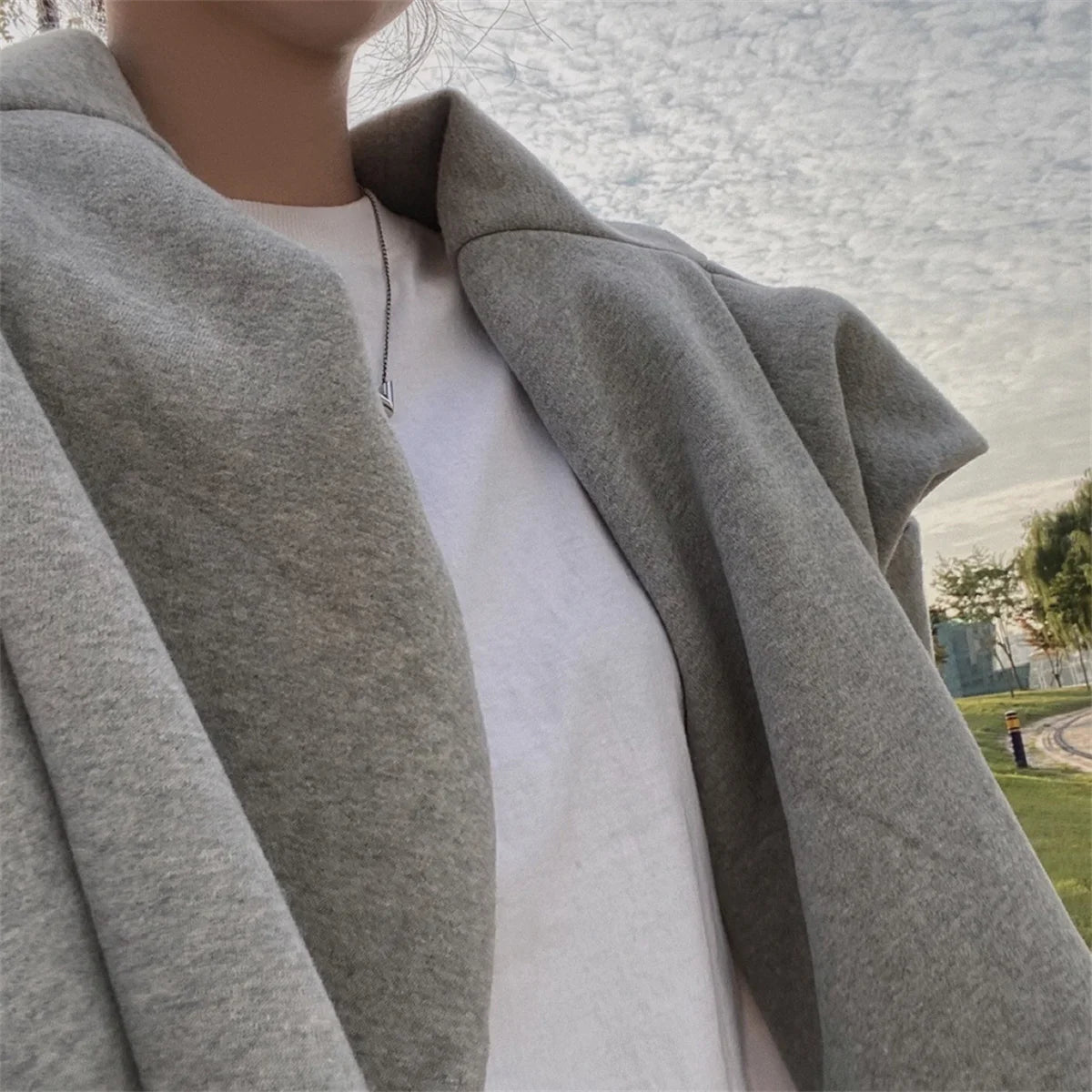 Women's Oversized Zip Up Hoodie | Retro Solid Color Sweatshirt | Autumn Harajuku Loose Short Jacket