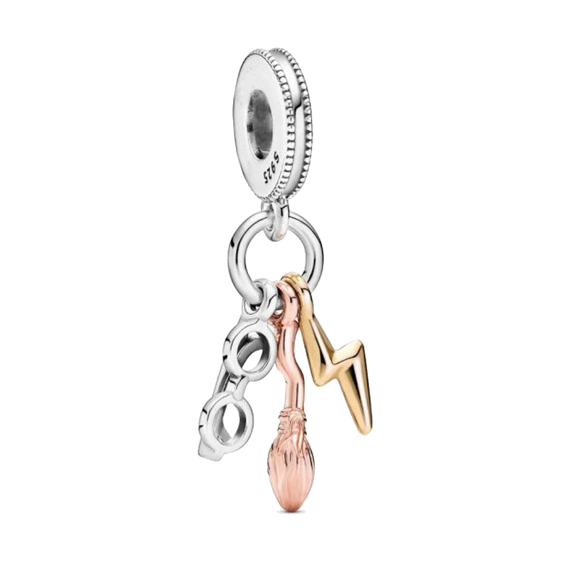 2025 New 925 Sterling Silver Disney & Harry Potter Charm Beads – Fit Original Pandora Bracelet, Women’s Fashion Gift