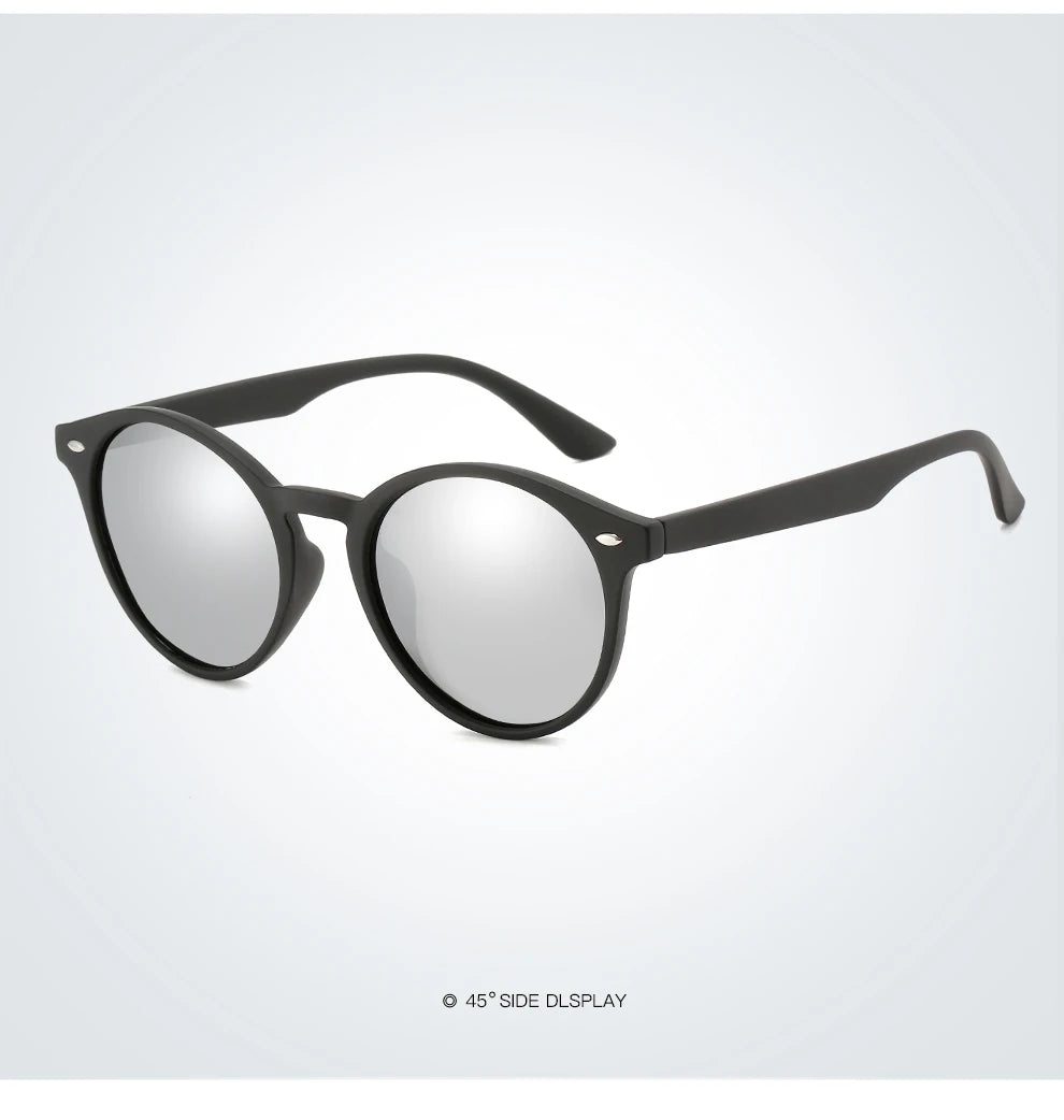 Fashion Round Polarized Sunglasses – Women Men Classic Vintage Driving & Travel Sun Glasses UV400 Designer Eyewear