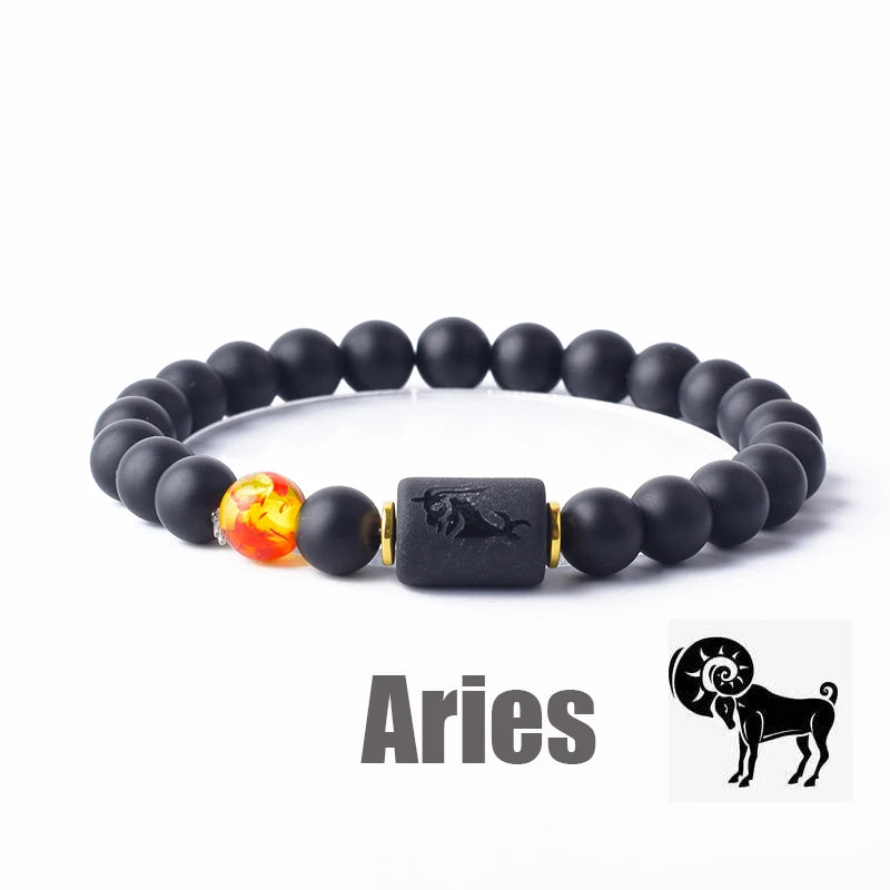 Zodiac Sign Bracelet for Men & Women | 12 Constellation Bangles | Gemini, Virgo, Leo, Libra Friendship Gift