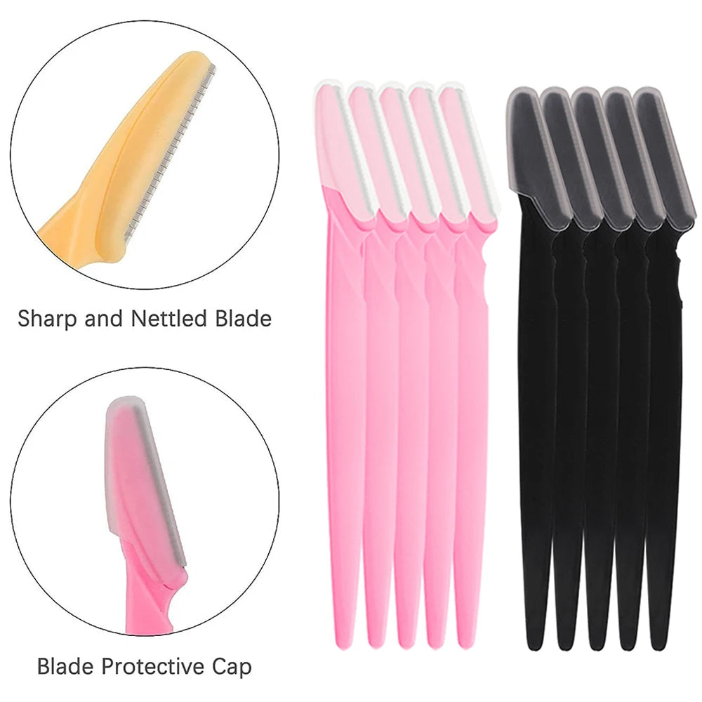 Razor Set for Eyebrow & Face | Multipurpose Dermaplaning Tool for Men & Women