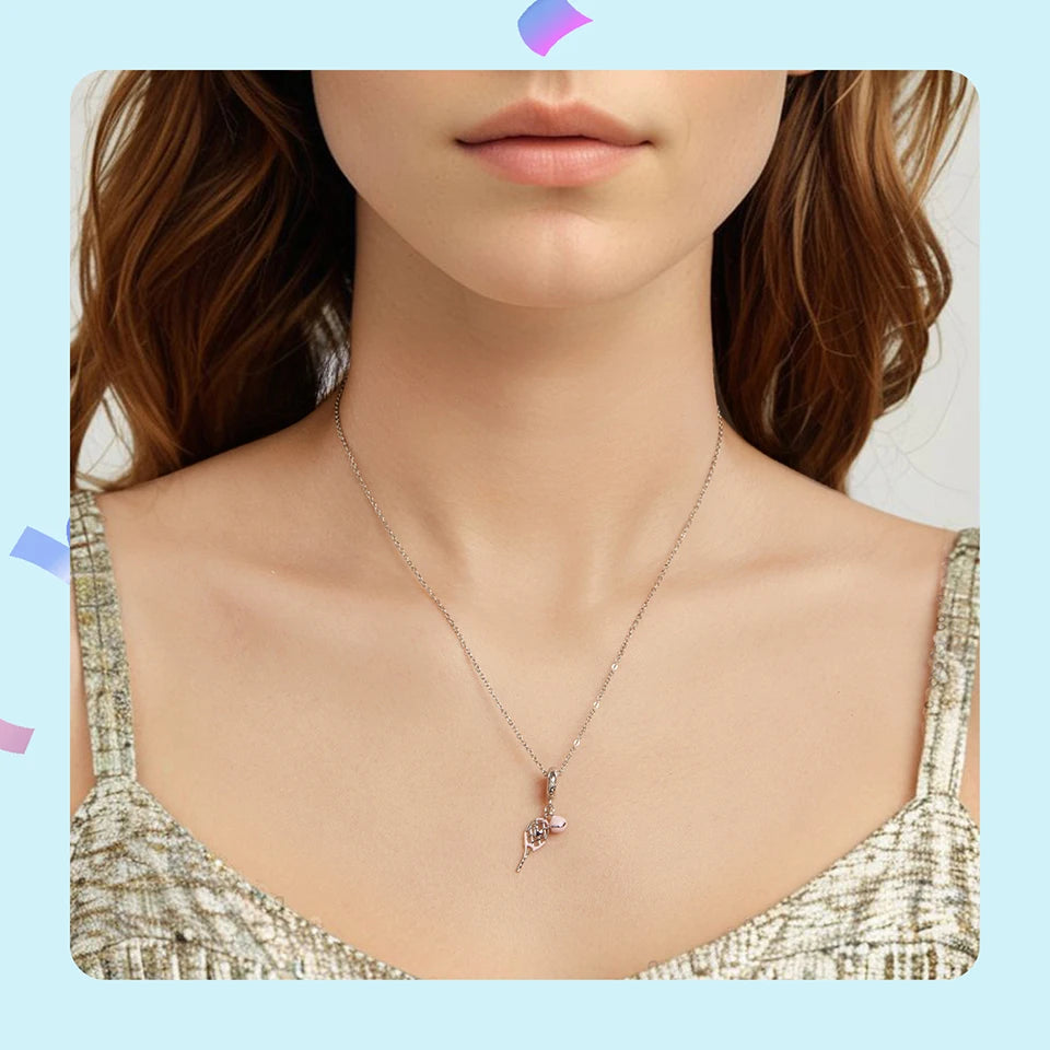 BISAER 925 Sterling Silver Ball Series Charms – Football, Volleyball, Tennis & Basketball Beads Fit Pandora Bracelet DIY Jewelry