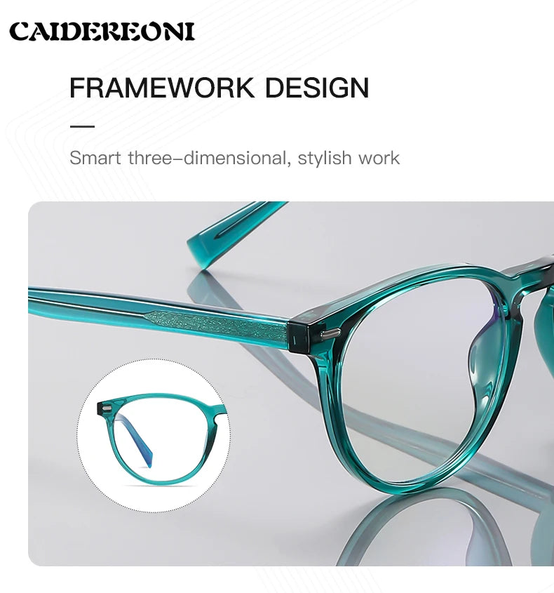 GENEVIEVE Round Women’s Glasses 👓 Anti-Blue Light Photochromic 2117