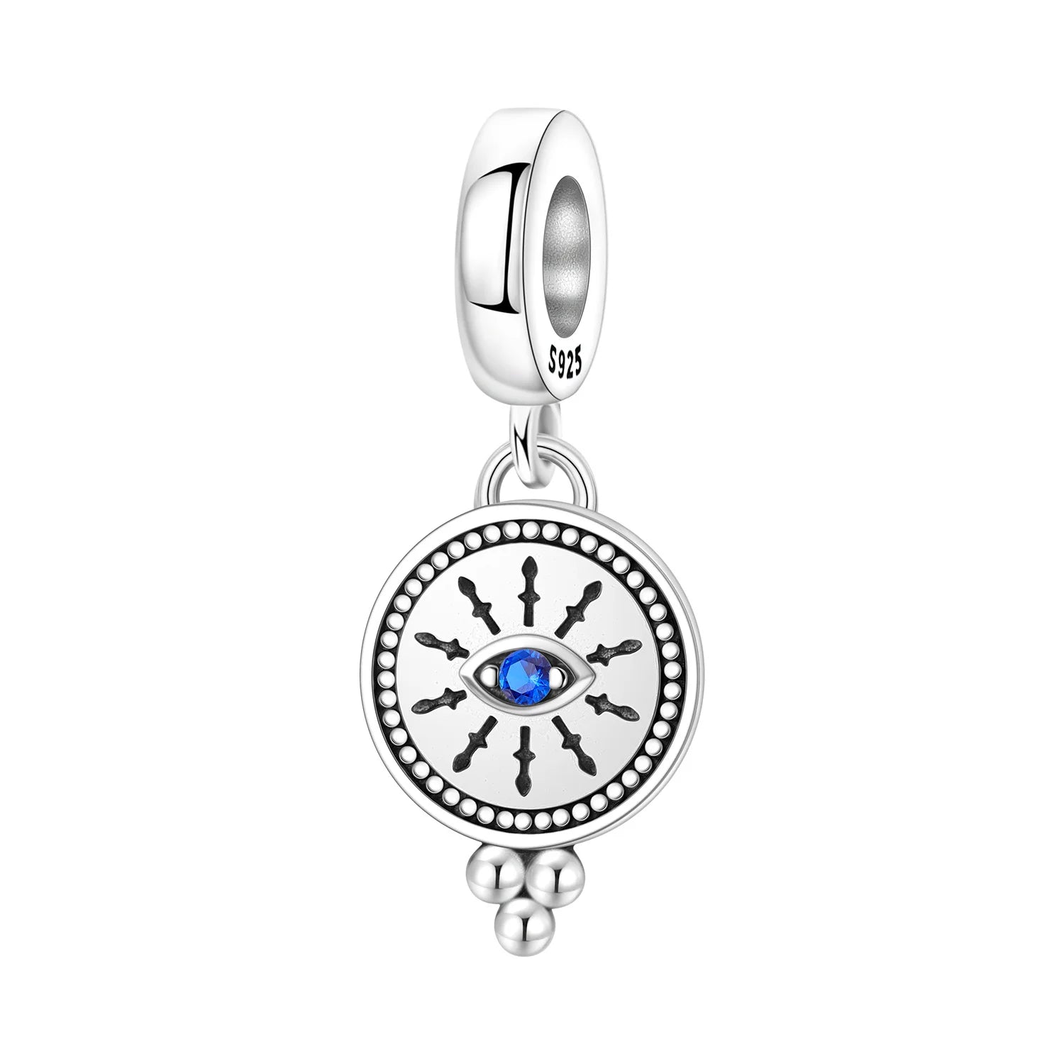 925 Sterling Silver Jesus Religious Symbol Charm Bead | Faith Pendant for Original Bracelet DIY Jewelry Gift