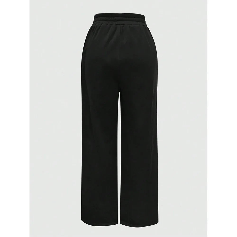 Loose Straight Leg Casual Pants for Women – Summer Drapey Wide Leg Full Length Trousers 👖✨