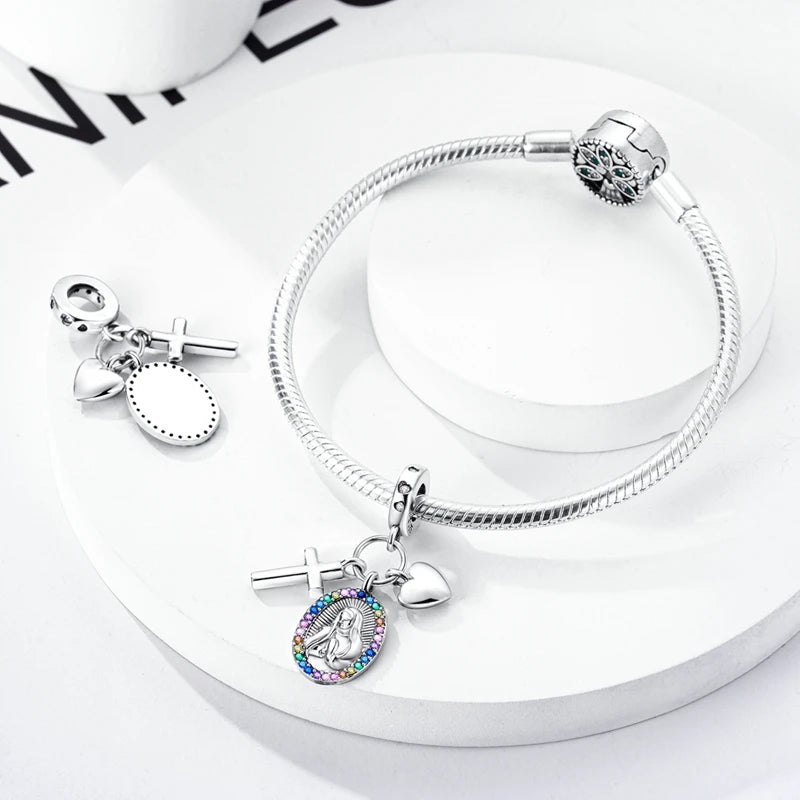 2025 Hot Sale 925 Sterling Silver Pink Butterfly Luminous Firefly Charm | Dangle Bead Fit Bracelet Necklace DIY Jewelry