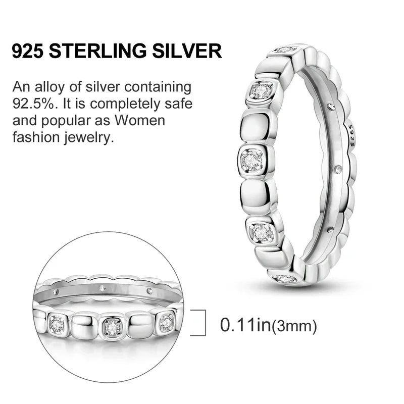 925 Sterling Silver Eternal Love Dewdrop Firefly Glow-in-the-Dark Ring for Women | Fashion Engagement & Wedding Jewelry