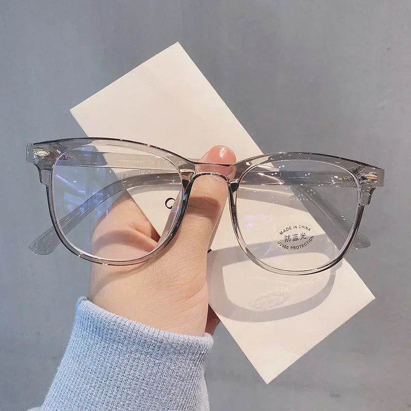 Classic Transparent Computer Glasses Frame – Unisex Anti Blue Light Blocking Glasses | Optical Lenses for Men & Women