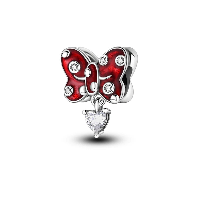 New 925 Sterling Silver Red Series Charm Bead | Original Pendant for Bracelets & Necklaces DIY Jewelry Gift for Women