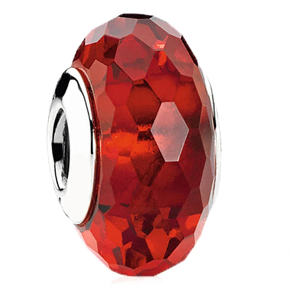 Original Murano Glass 925 Sterling Silver Butterfly Flower Leaf Rainbow Charm Bead | Cosmic DIY Bracelet Jewelry Gift for Women