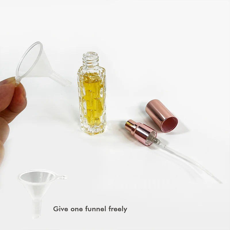 2Pcs 10ml Mini Perfume Spray Bottles – Portable Travel Liquid Perfume Atomizer with Funnel | Refillable Empty Container2Pcs 10ml Mini Perfume Spray Bottles – Portable Travel Liquid Perfume Atomizer with Funnel | Refillable Empty Container