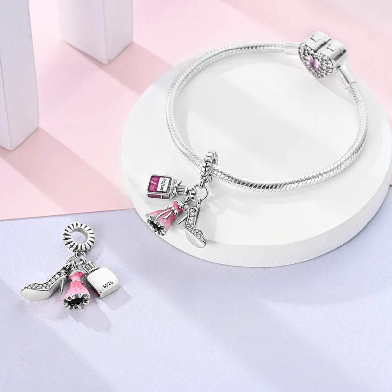 2025 Hot Elk, Dinosaur & Firefly Luminous Dangle Charm Beads | 925 Sterling Silver DIY Bracelet