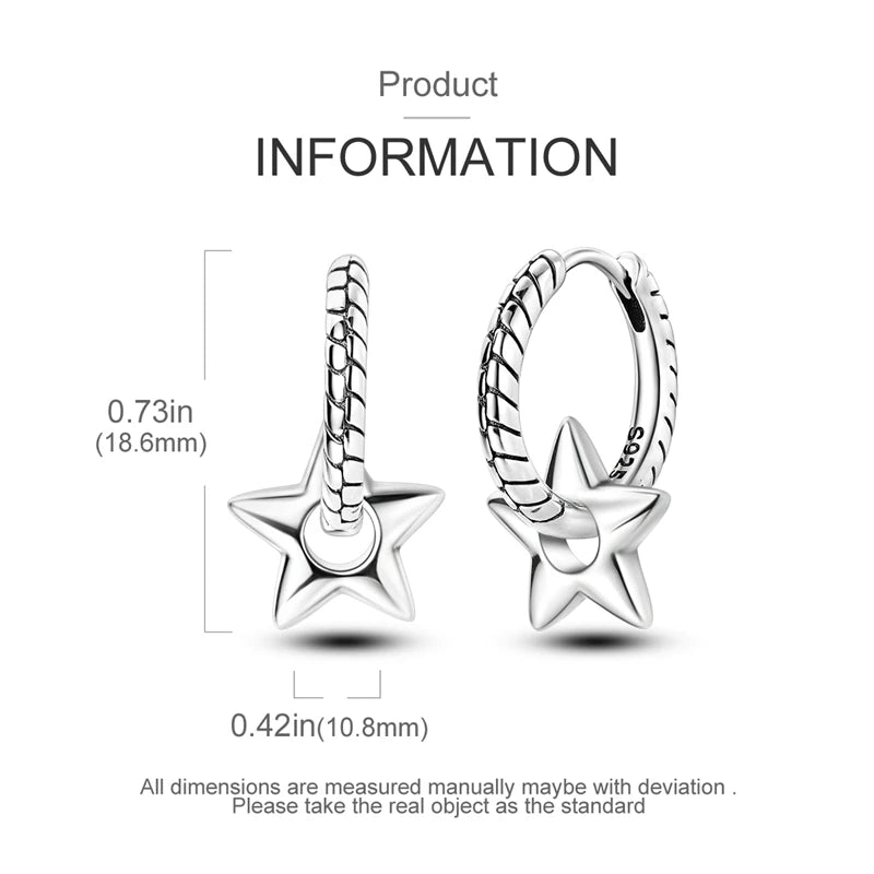 925 Sterling Silver Colorful Butterfly Hoop Earrings | Pave CZ Elegant Gothic Jewelry for Women & Friends