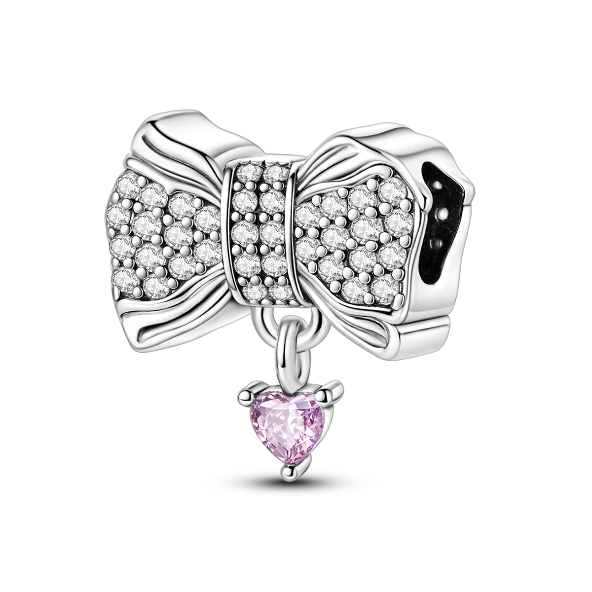 MULA 925 Sterling Silver Bow Charm | Fits Original Snake Chain Bracelet DIY Women’s Fine Jewelry Gift