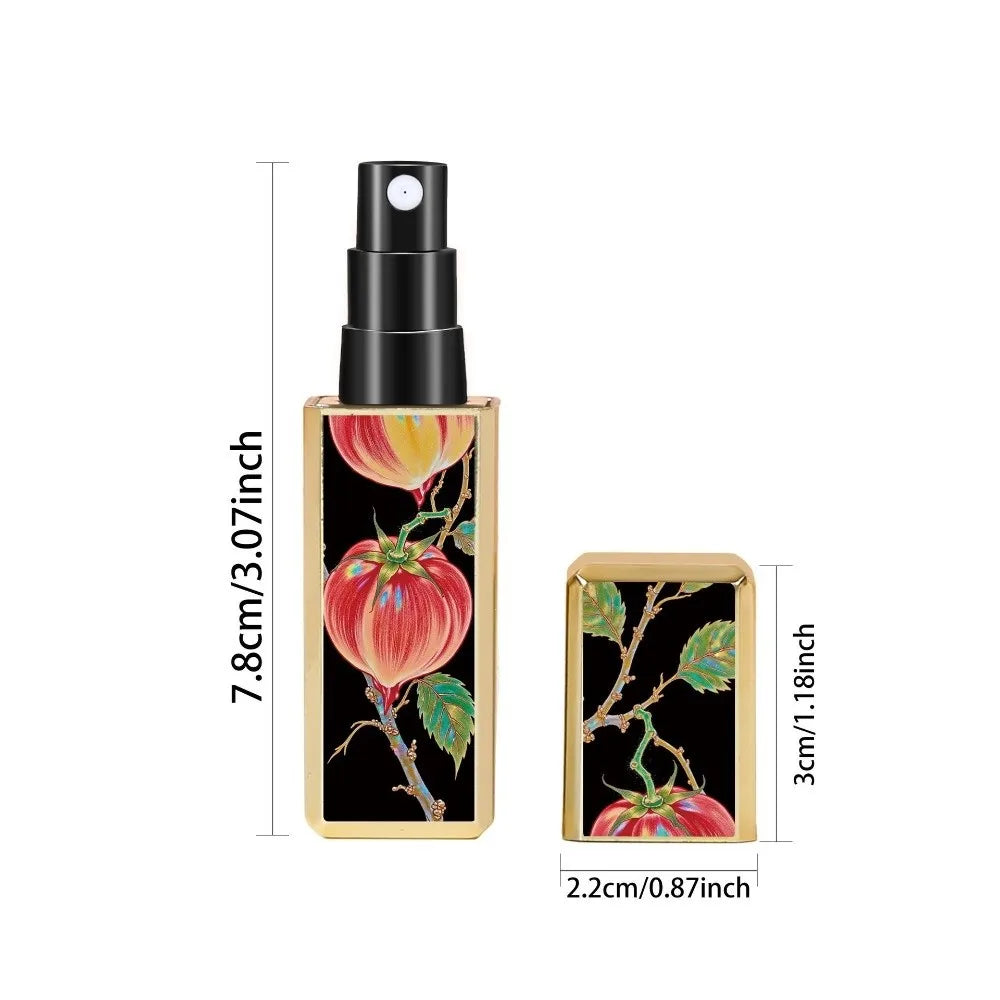 5ml New Mini Perfume Bottle – Refillable Portable Rotating Spray | Empty Cosmetic Storage Container