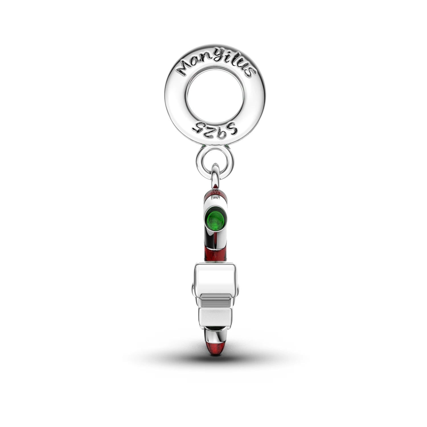 Manyilus 2025 Christmas Candy Charms 925 Sterling Silver Beads | Mother Kids Original Bracelet Jewelry for Women