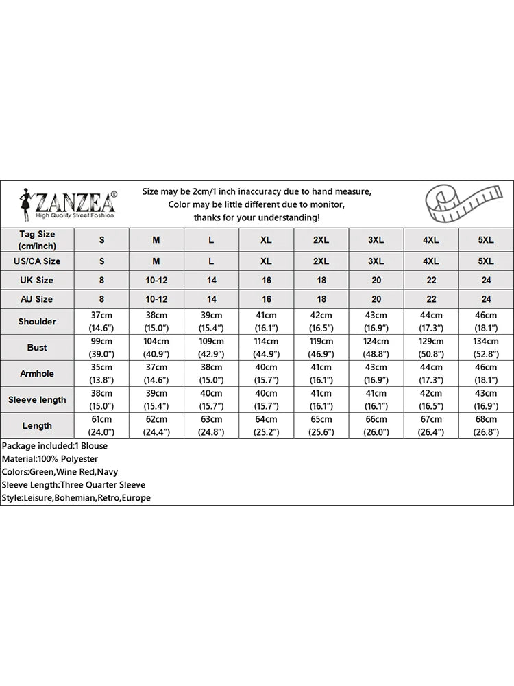 2025 ZANZEA Office Women Blouse – Elegant Solid O-Neck 3/4 Sleeve Summer Work Top 👚✨