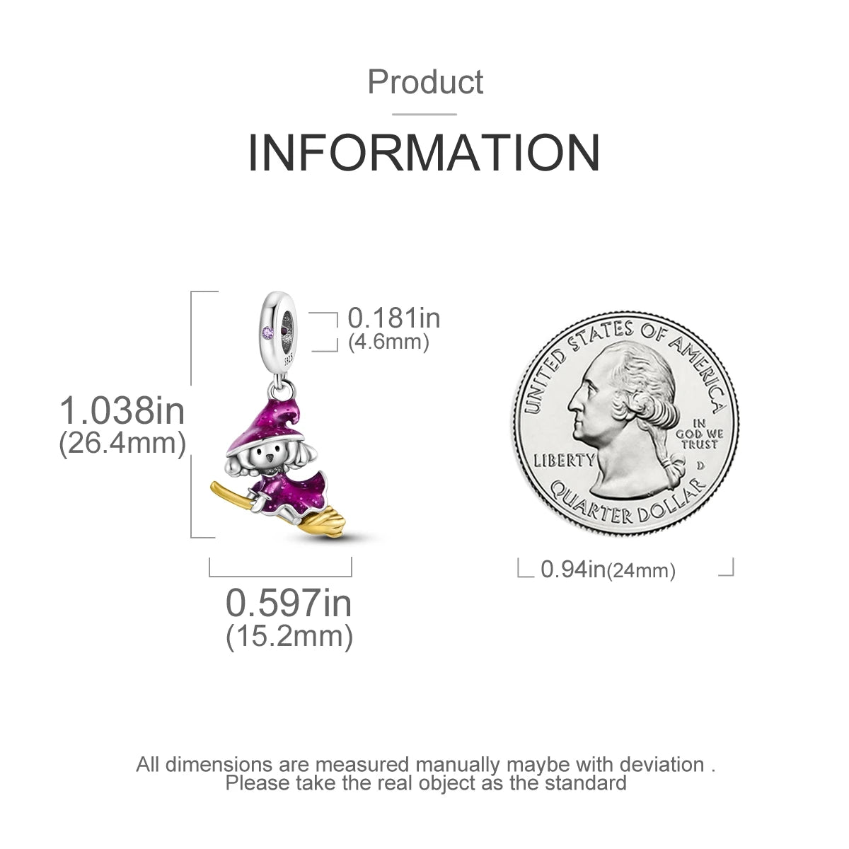 PANPOKI 925 Sterling Silver Little Devil Charm Beads | Fit Original Bracelet Pendant DIY Trendy Women Jewelry Gift