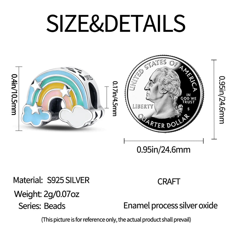 925 Sterling Silver Chocolate & Coffee Charm Beads | Fits Original Pandora Bracelet | DIY Jewelry Souvenir Gift