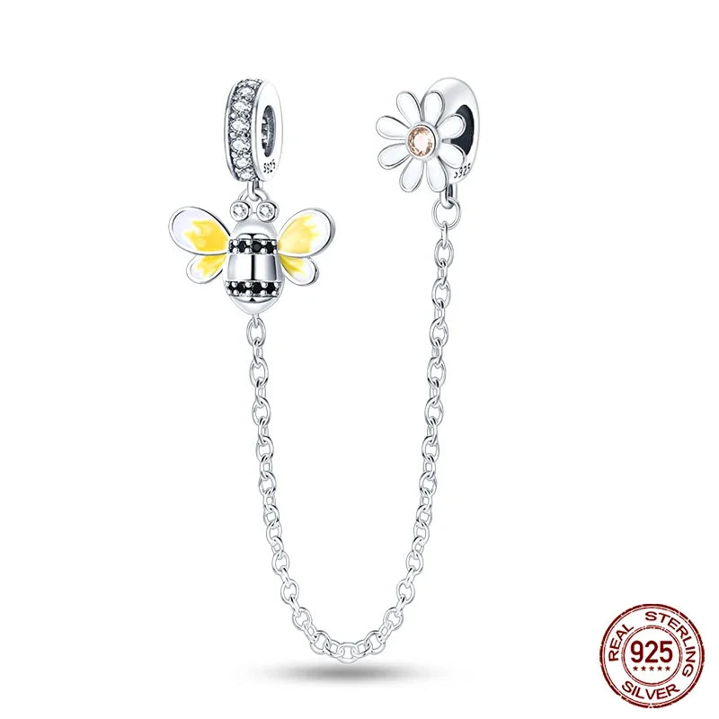 Fashion 925 Sterling Silver Colorful Butterfly Dragonfly Hummingbird Charms – Spring Series Beads Fit 925 DIY Bracelet