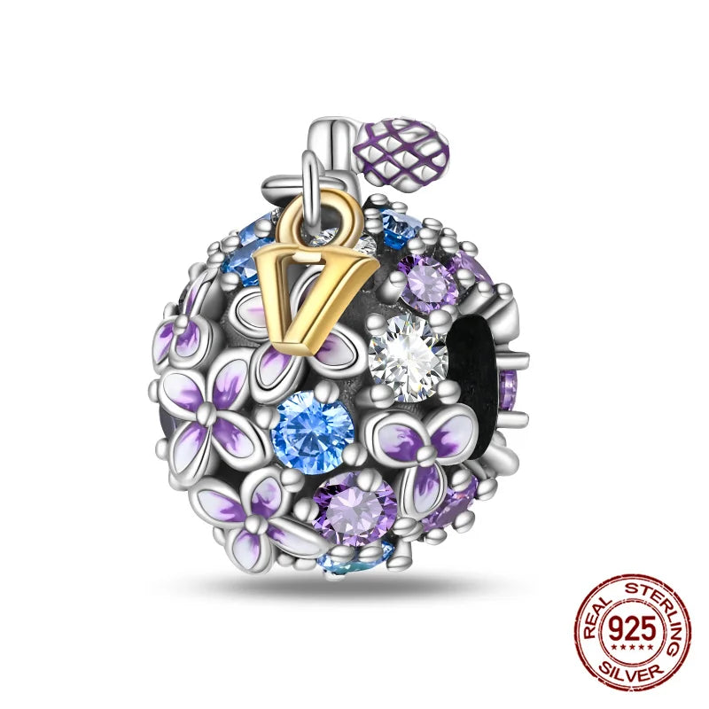 925 Sterling Silver Perfume Bottle Charm Bead – Fits Pandora Bracelet DIY Jewelry Gift for Women