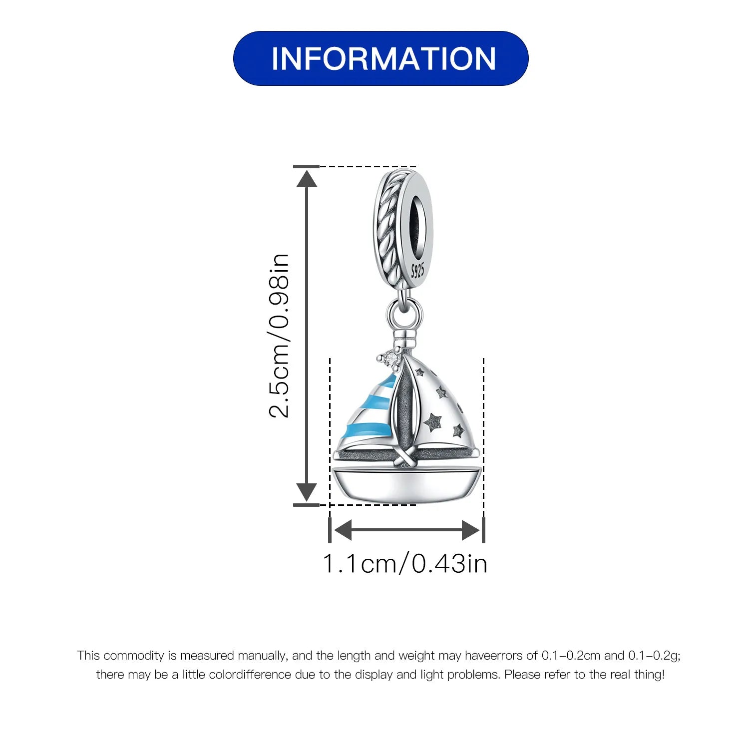 Orstarry 925 Sterling Silver Mermaid Cartoon Charm | Original Pendant Beads Fit Pandora Bracelet DIY Fine Jewelry Gift