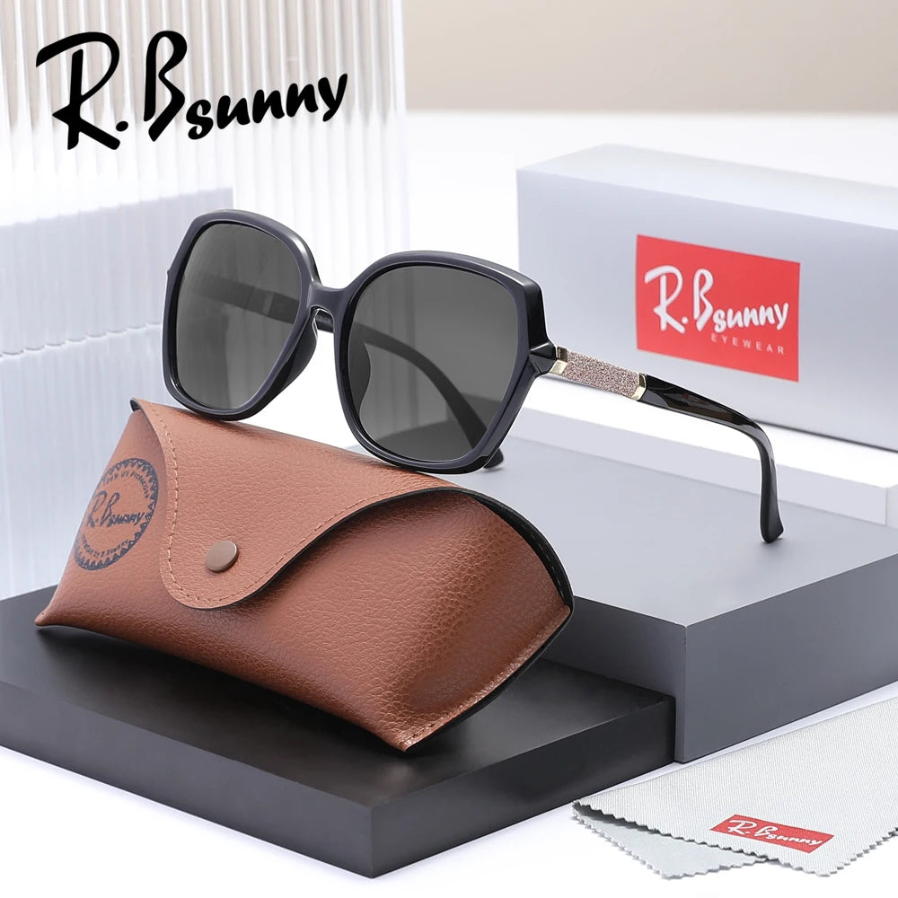RBsunny 2025 Fashion Oversize Sunglasses for Women – Polarized Gradient UV400 Sun Glasses | Elegant Summer Shades for Ladies