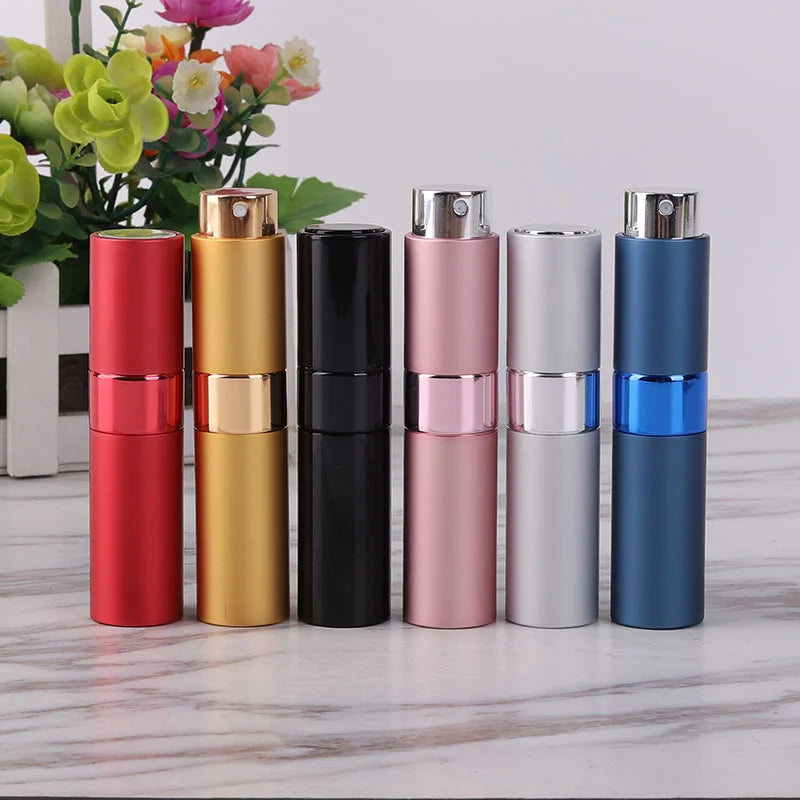 8ML Wholesale Refillable Perfume Bottle – Metal Aluminum Spray Atomizer | Portable Travel Perfume Container