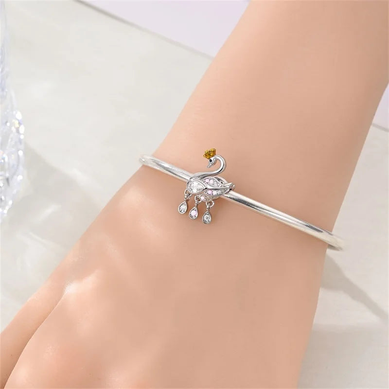 New Original 925 Sterling Silver Animal Charms | Cute Capybara, Elephant & Cat Beads for Bracelets DIY Jewelry