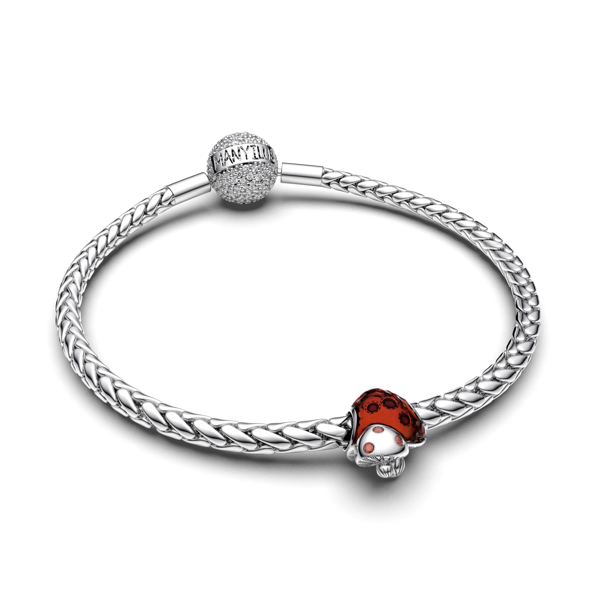 Manyilus 925 Silver & K Gold ✨ Italian Charms | Women’s Jewelry Set