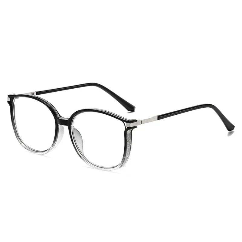 Fashionable Alloy Reading Glasses – Anti Blue Light Presbyopia Glasses for Men & Women | Square Large Frame Eyewear
