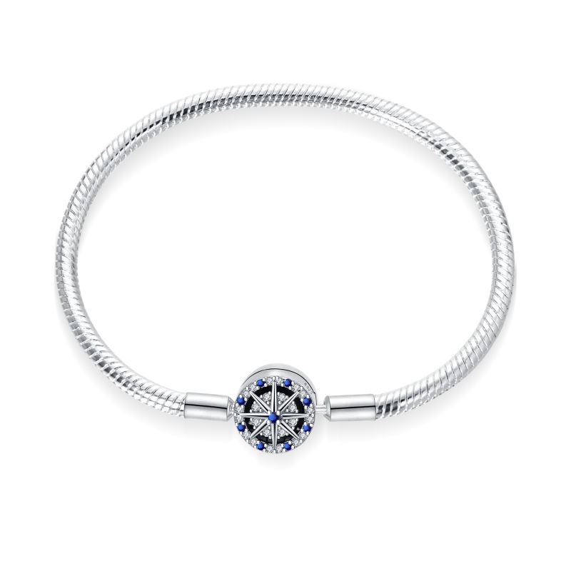 S925 Sterling Silver Snake Bone Chain Bracelet | Pandora Fit DIY Jewelry